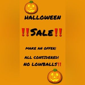 HALLOWEEN SALE MAKE AN OFFER ON ALL HALLOWEEN ITEMS